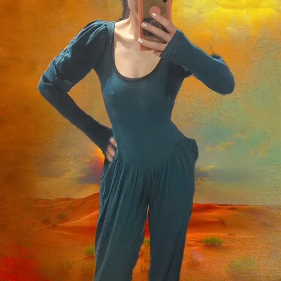 BETSEY JOHNSON Punk Label Vintage Rare Jumpsuit - Picture 8 of 12